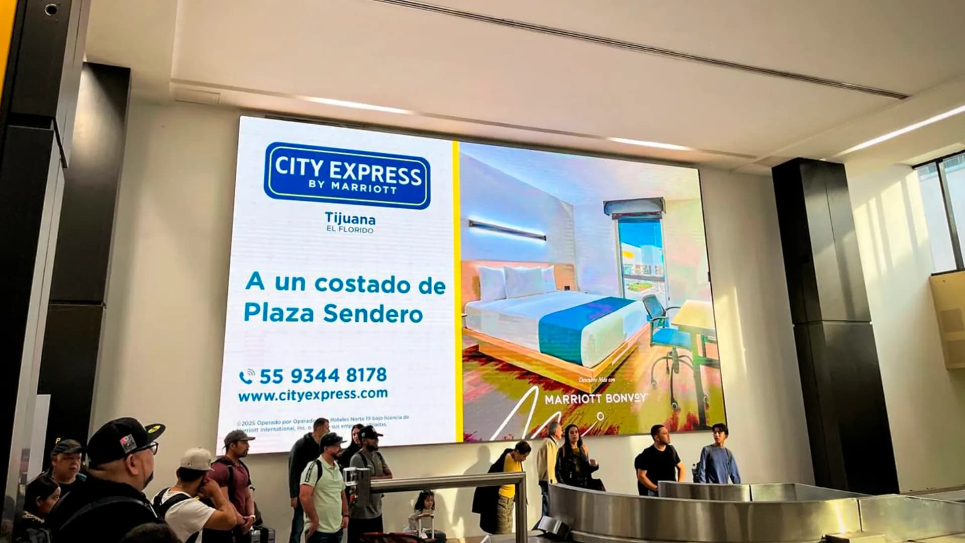 Publicidad en aeropuerto ciudad de mexico