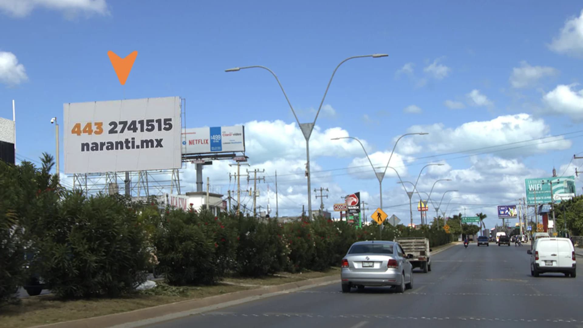 Espectacular publicitario en Cancun