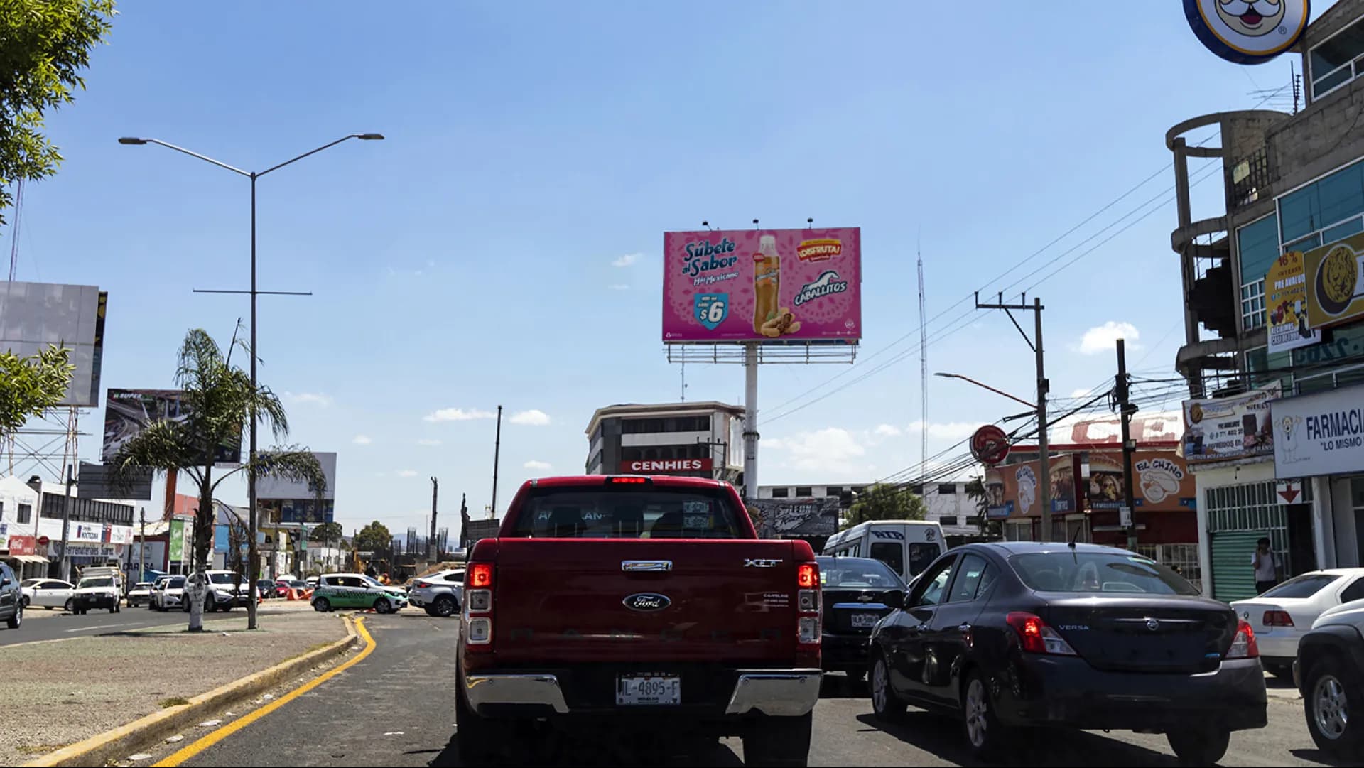 Anuncio espectacular en Pachuca