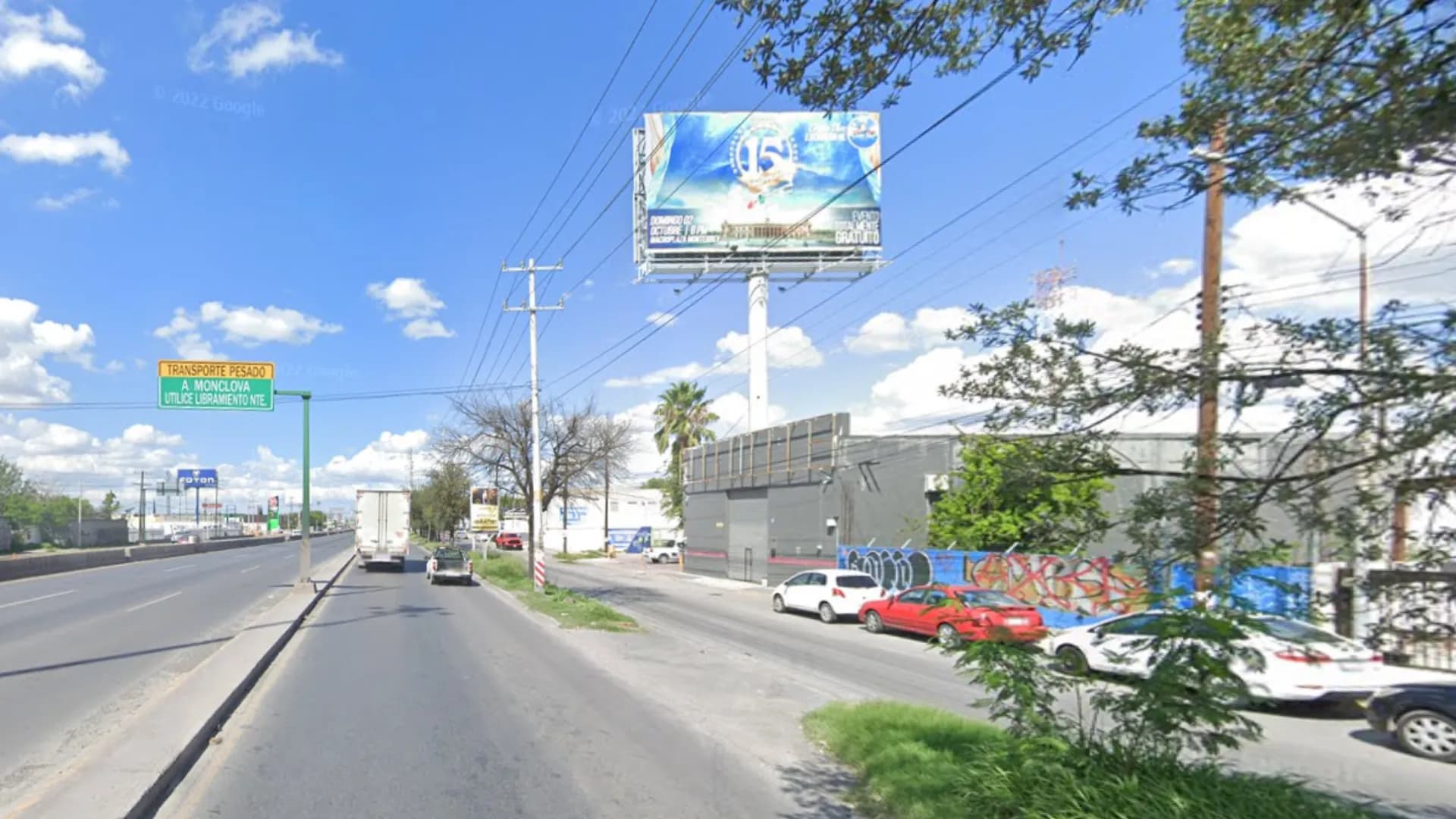 Espectacular publicitario en General Escobedo