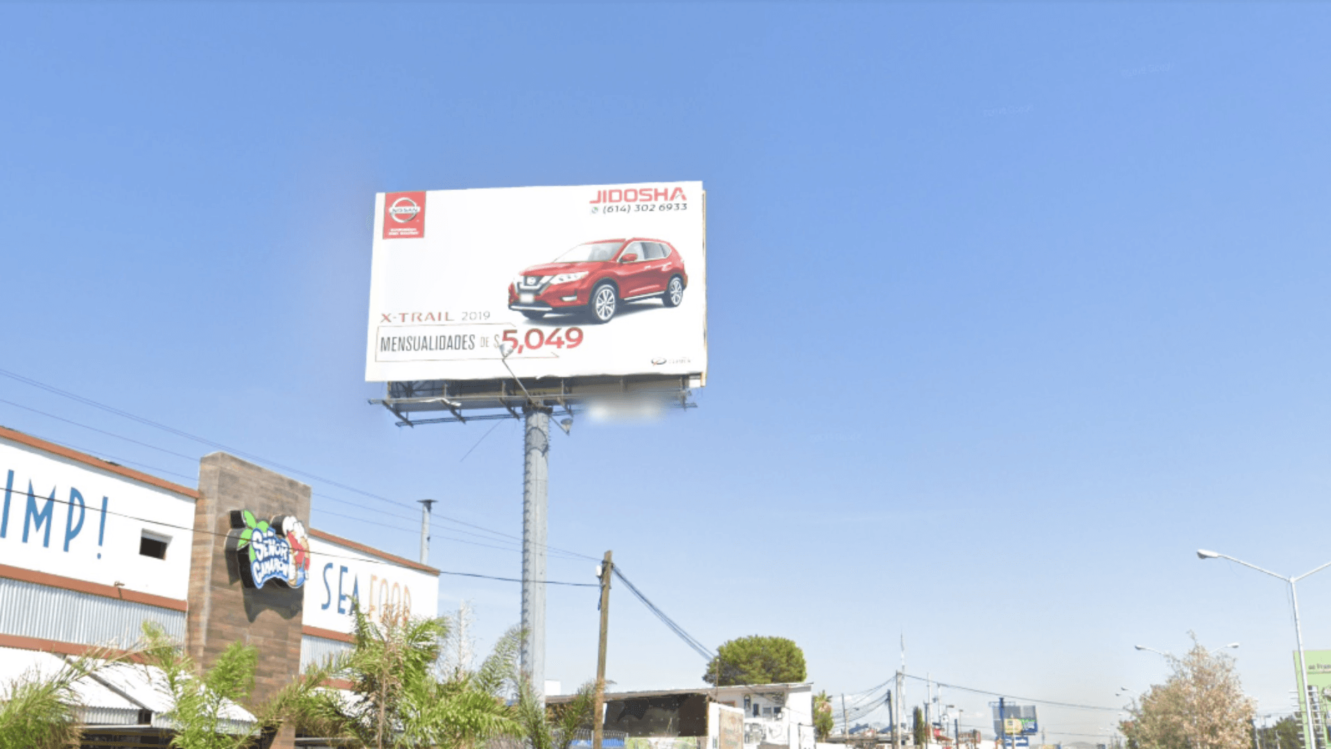 Anuncio espectacular en Ciudad Juarez