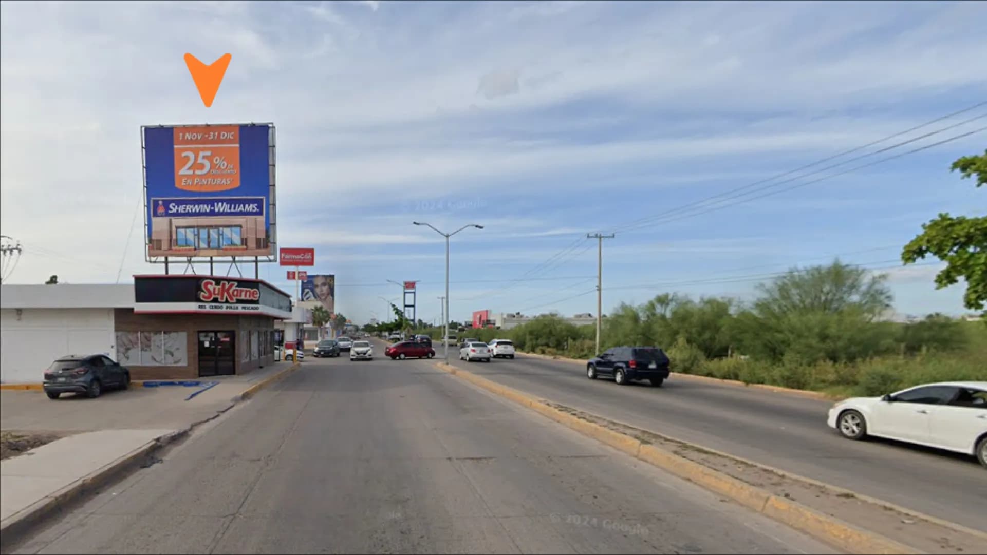 Espectacular publicitario en Los Mochis