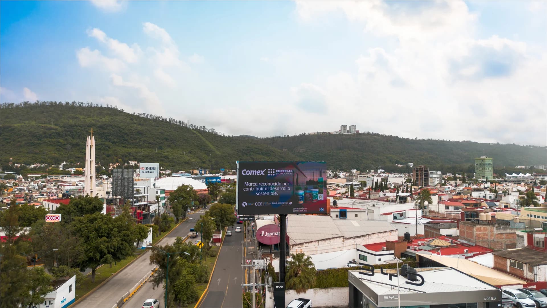 pantalla publicitaria morelia