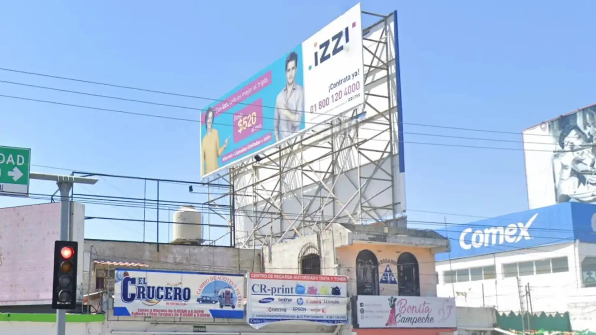 Espectacular publicitario en Campeche