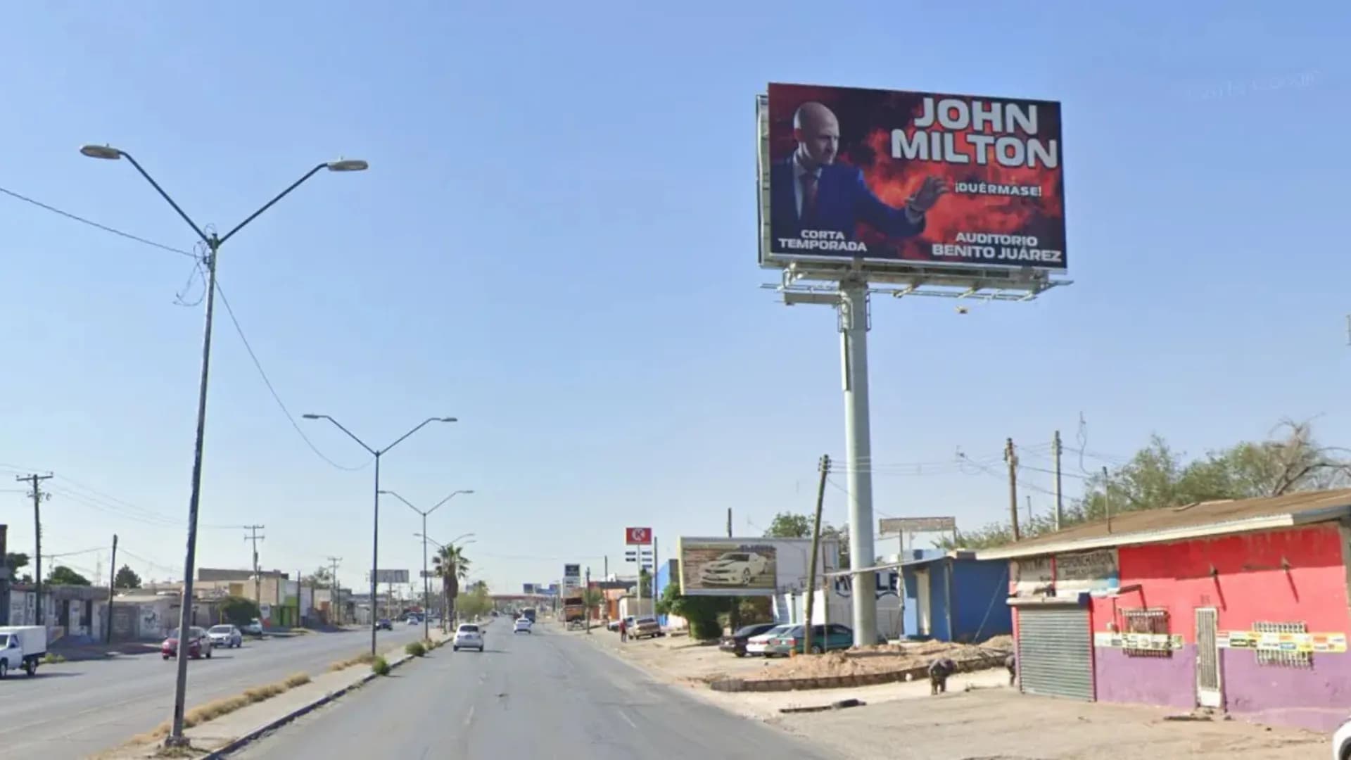 Anuncio espectacular en Ciudad Juarez