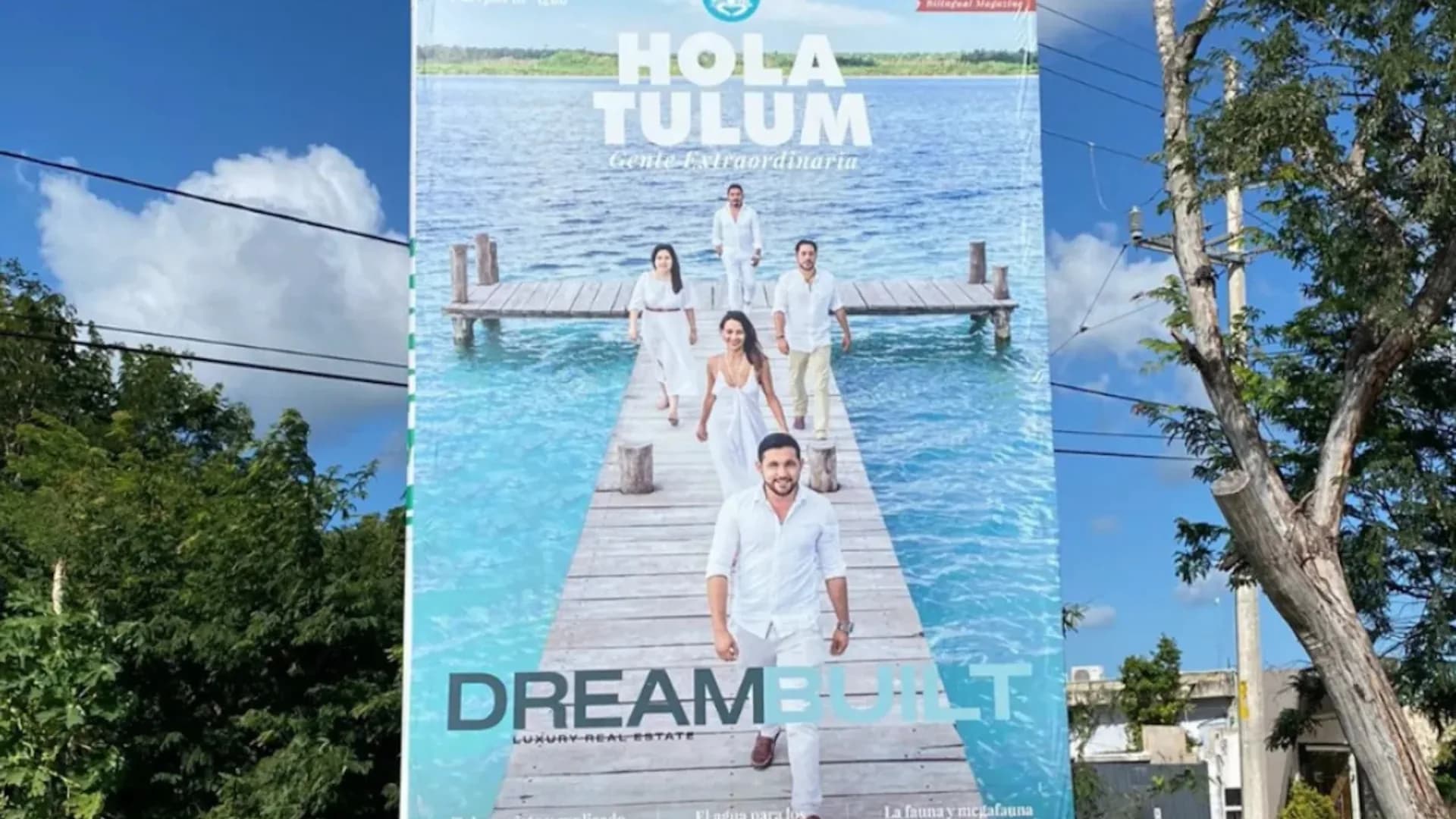 Anuncio espectacular en Tulum