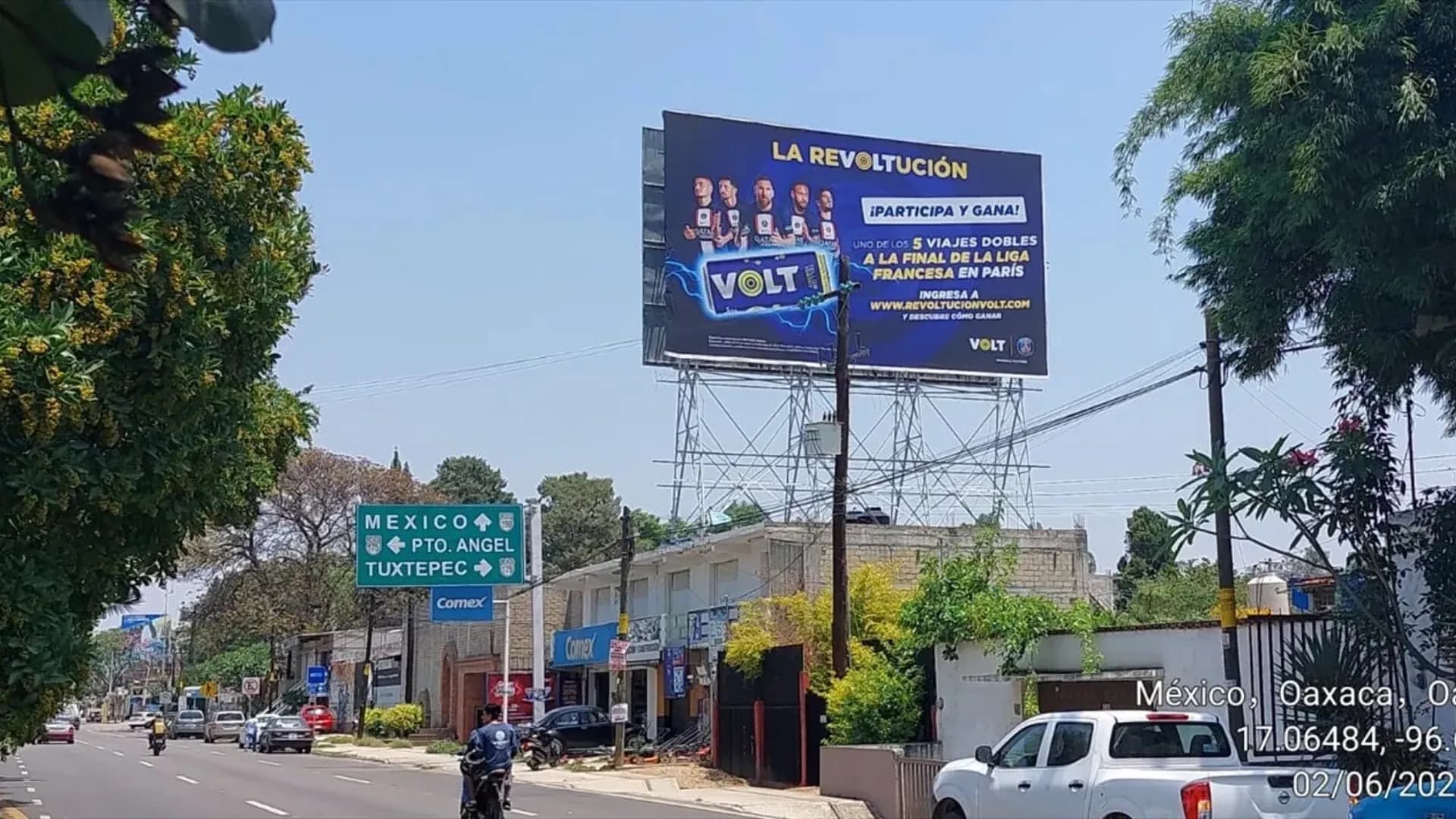 Anuncio espectacular en Oaxaca