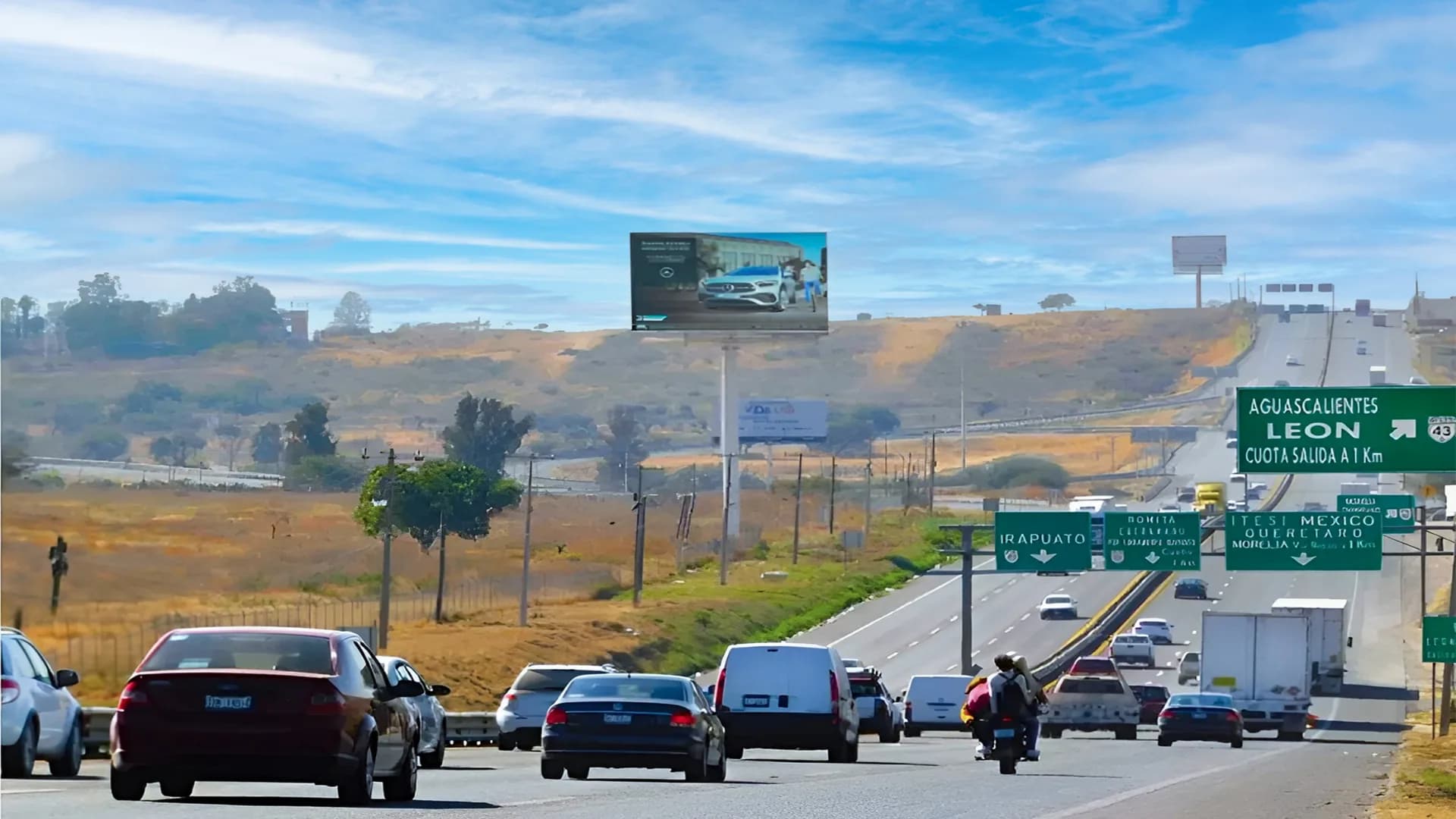 Espectacular De Naranti En La Carretera Irapuato Silao