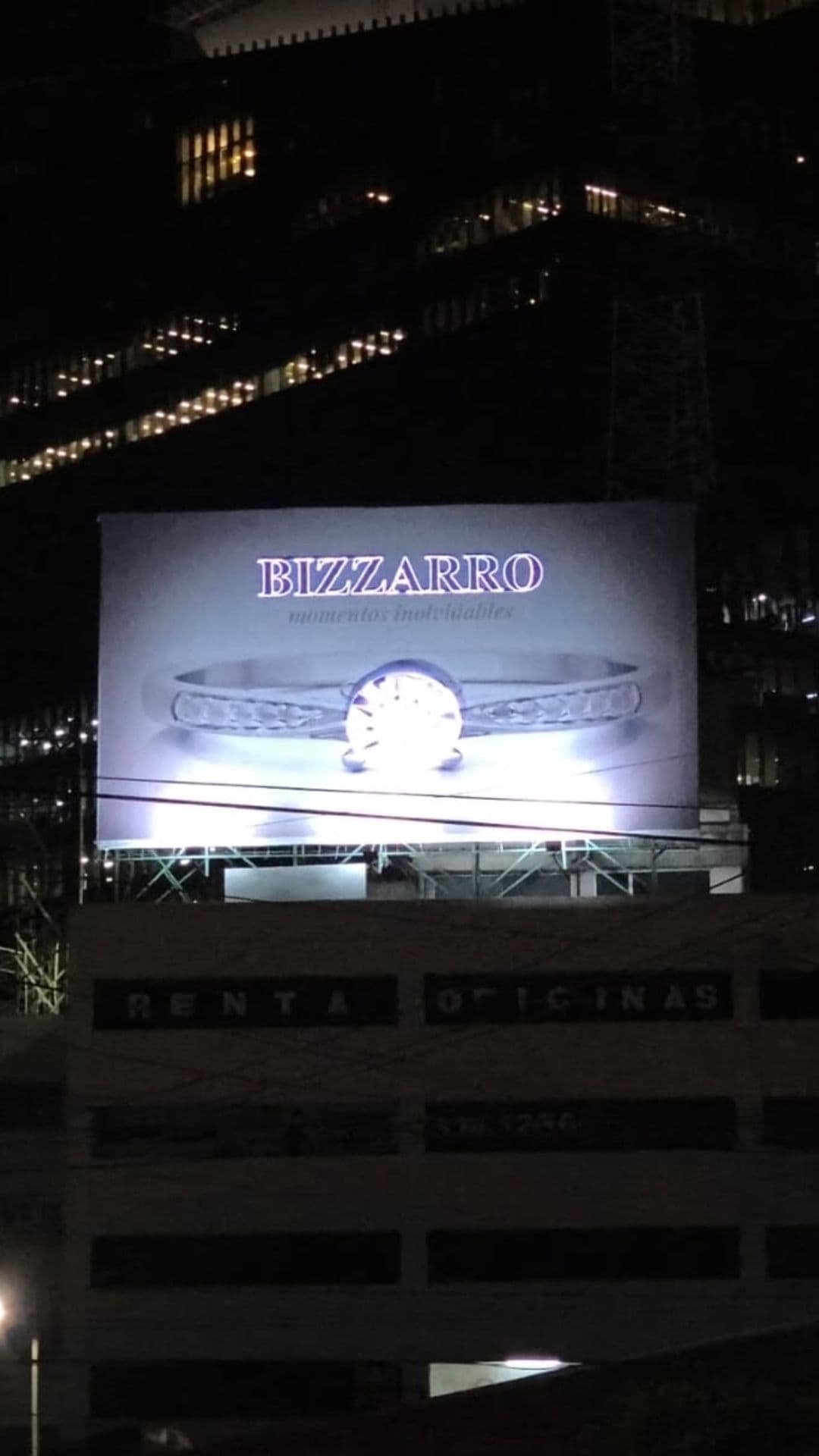 bizzarro joyeria publicidad espectacular